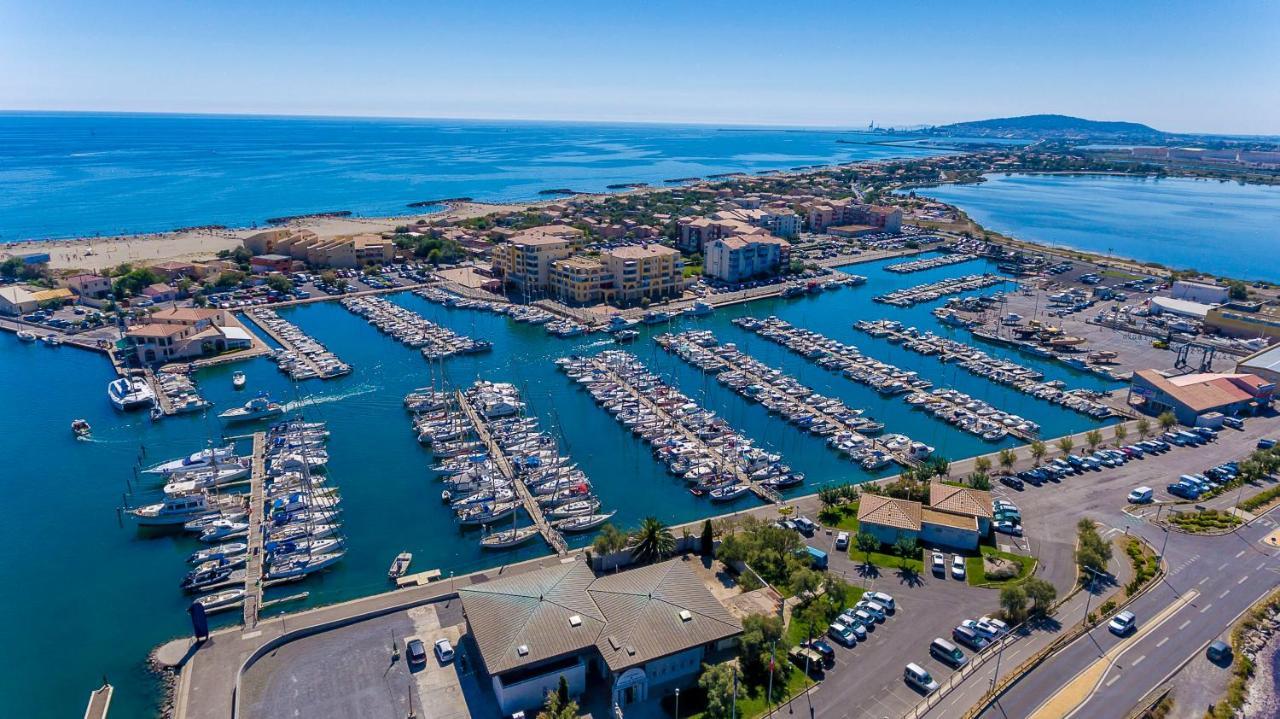 La Sirene - Loft Moderne Et Lumineux Avec Vue Panoramique Sur Mer Mediterranee Et Port De Plaisance Фронтинян Екстериор снимка