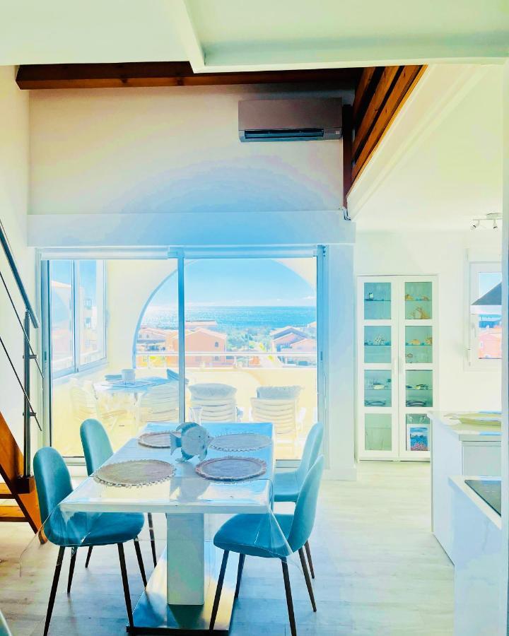 La Sirene - Loft Moderne Et Lumineux Avec Vue Panoramique Sur Mer Mediterranee Et Port De Plaisance Фронтинян Екстериор снимка